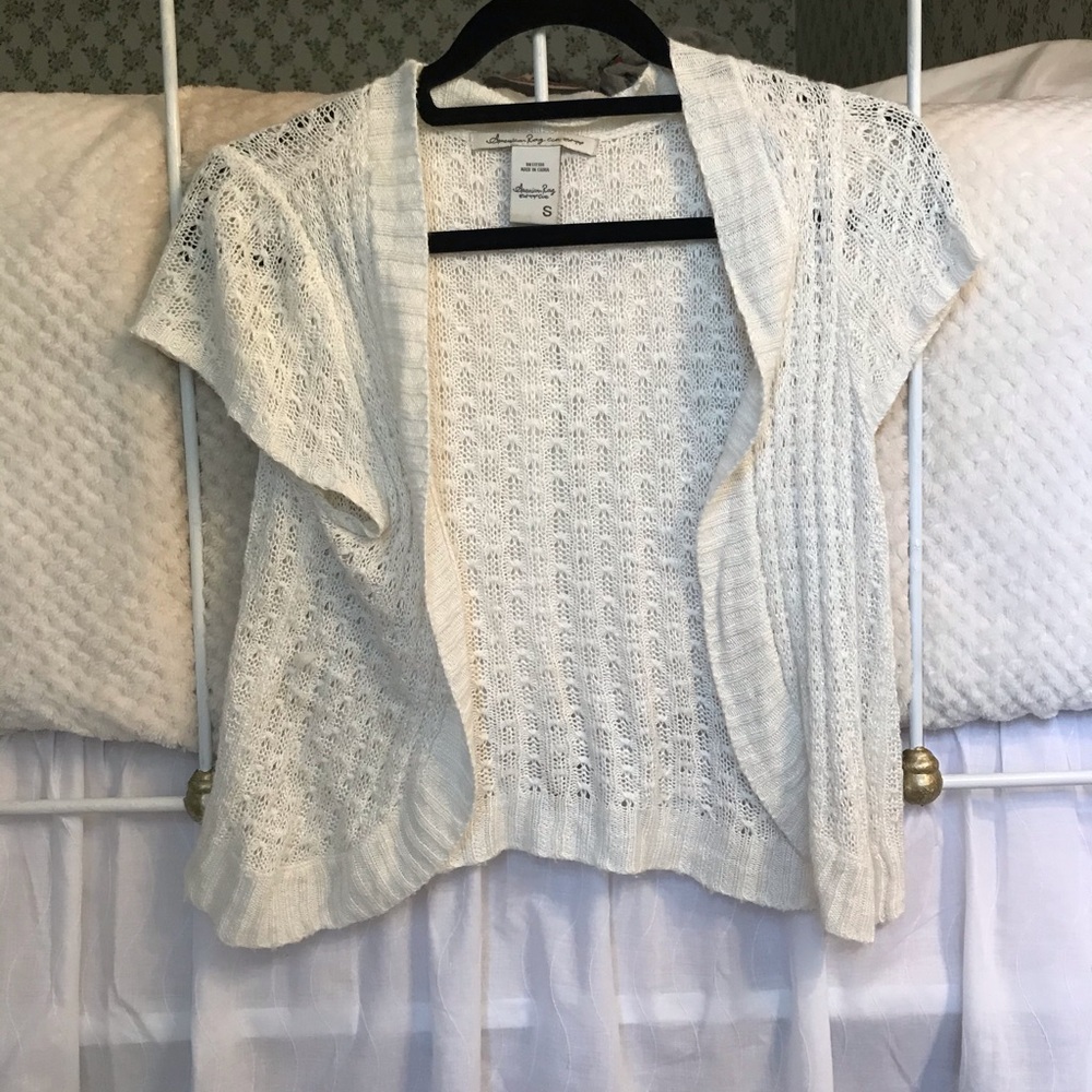 White summer sweater